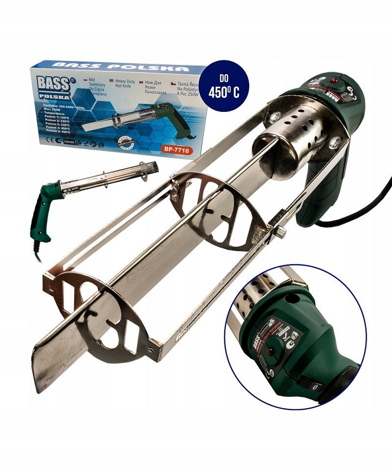 Cutit termic pentru polistiren si PVC, 180mm, BS7716