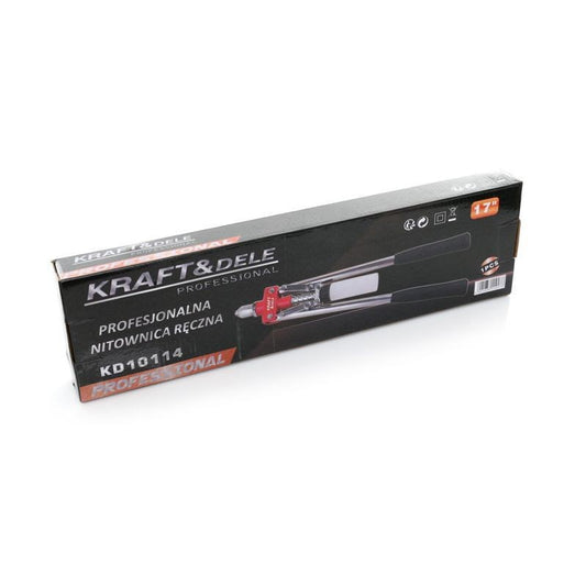 Nituitoare manuala 17'', 3.2-4.8mm, 2 varfuri de duza, KD10114