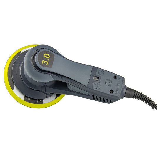 Slefuitor electric orbital fara perii TITAN PESM3-150EC cursa 3 mm, 200 discuri incluse, SW-20455