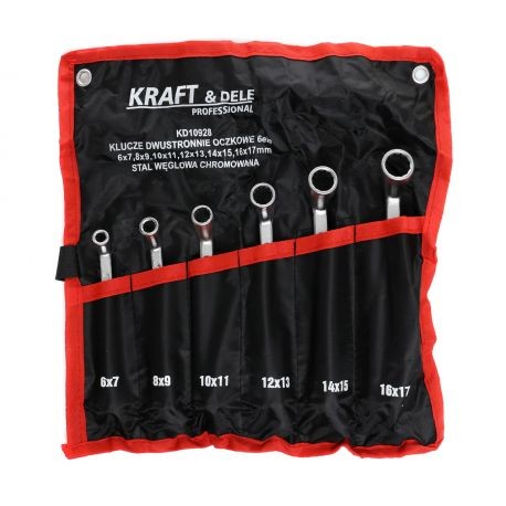 Set chei inelare cu cot, 6-17mm, 6 piese, KD10928