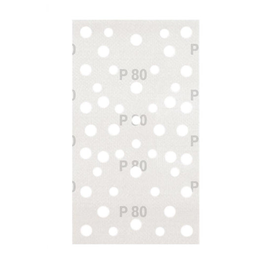Set 25 discuri de slefuit dreptunghiulare 80x133mm, P80, PP-21237-001