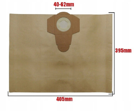 Saci de hartie 35l pentru aspirator industrial 5 bucati 4247