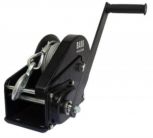 Troliu cu manivela si frana, 2250kg, cablu 15m, 3014
