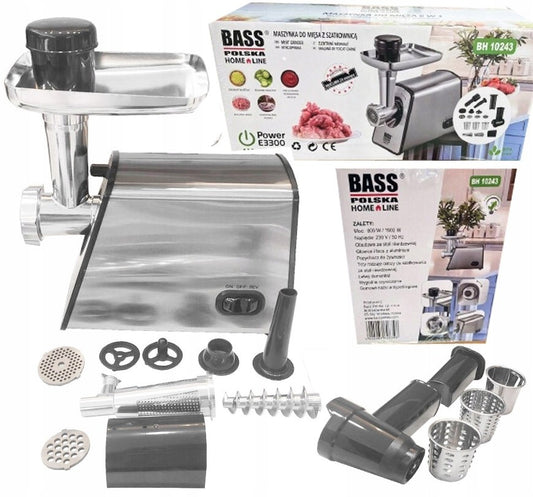Masina de tocat carne cu feliere si stoarcere 1900W, BH10243