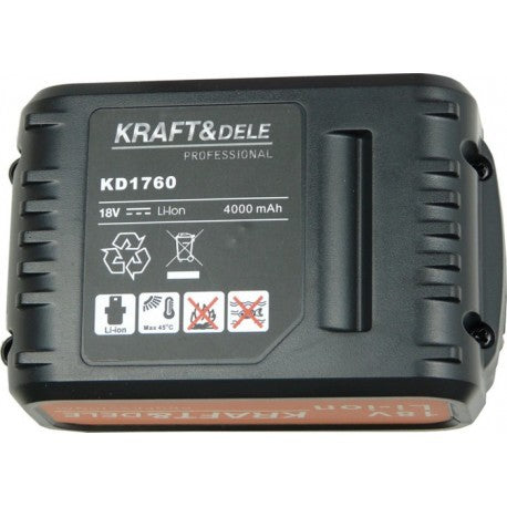 Acumulator 4000 mAh, Li-Ion, 18 V, X-SERIES KRF1760
