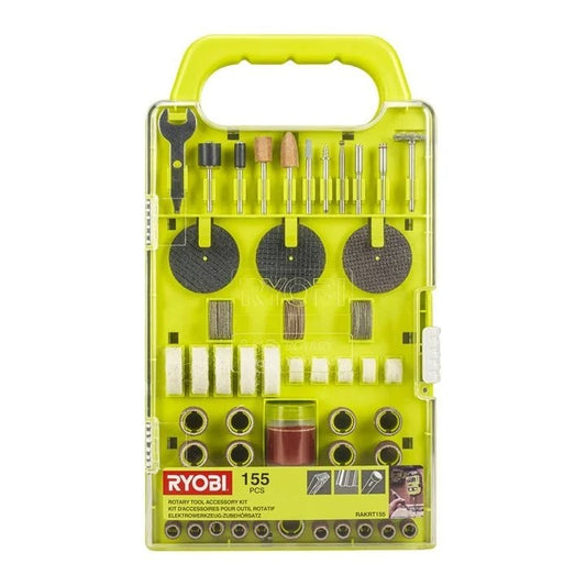 Set  accesrii scula rotativa , 155 piese , Ryobi RAKRT155