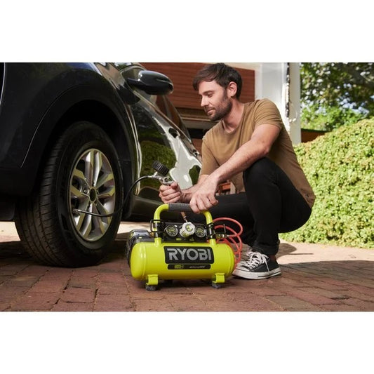 Compresor aer , 4L , 120 PSI ,18V , Ryobi R18AC-0