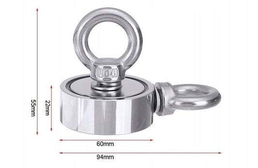 Magnet de neodim de 190 kg, franghie și manusi  2881