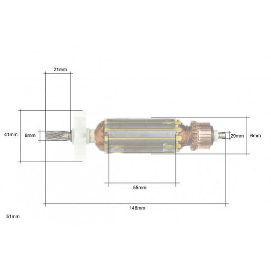 Rotor pentru mașina de tuns oi KP0603