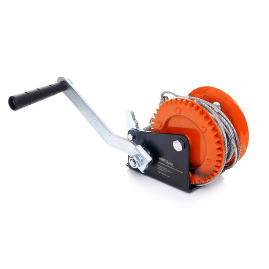 Troliu manual 3500lbs1588kg cablu 10m KraftProfesional KD1313