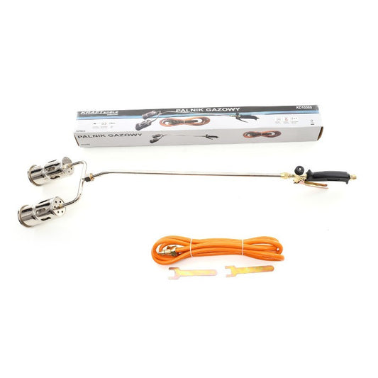 Arzator de gaz cu doua duze de 60mm si furtun de 3m , KP10305