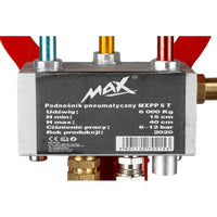 Cric pneumatic, 3 perne, maner reglabil, 6T, MXPP6T