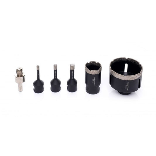 Set carote diamantate, 6-68mm, 6 elemente, KD11226