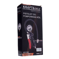 Pistol de umflat roti cu manometru LCD 1/4'',  KD1366 KraftProfesional